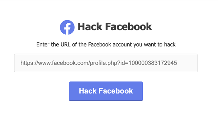 Facebook Messenger online hack tool