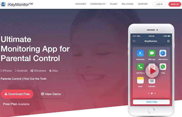 iKeyMonitor iphone Parental Controll App 